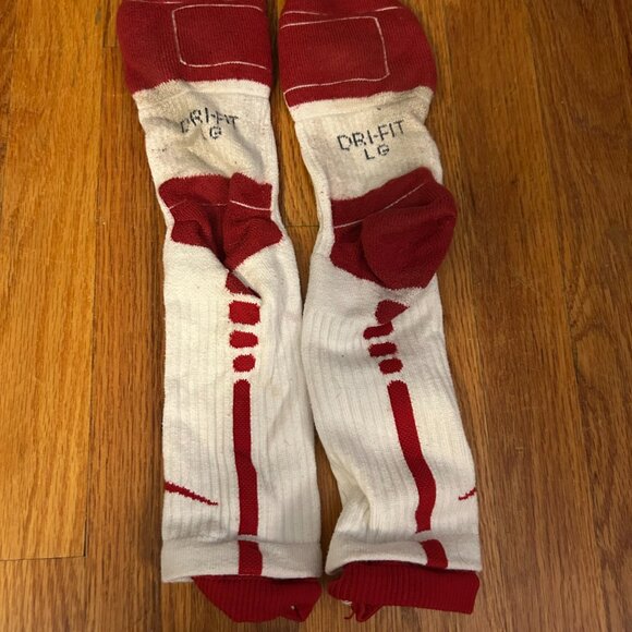 RARE Nike 2-layer elite socks crew two-layer red size l - Picture 2 of 2
